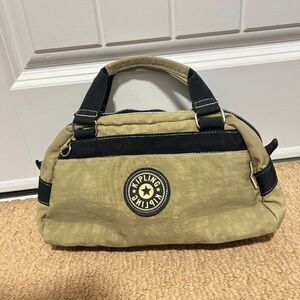 Kipling Mini Y2K Handbag Olive Green & Black